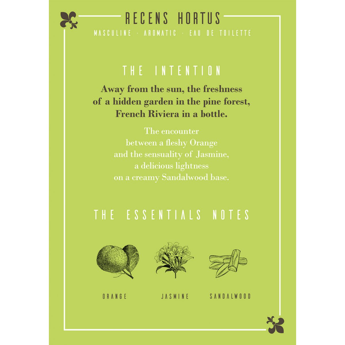 Recens Hortus Eau de Toilette 50ml