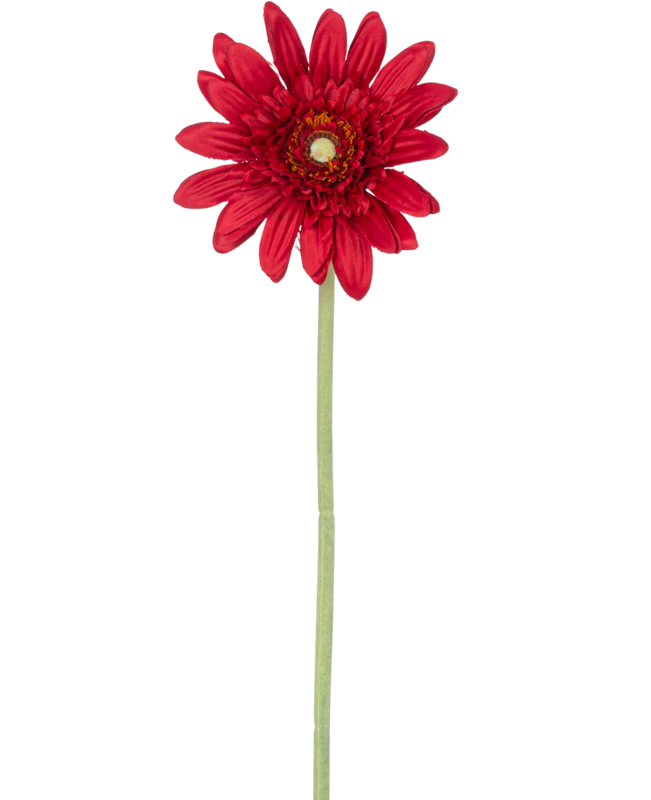 Artificial flower Gerbera 53 cm red