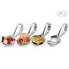 Stainless steel gourmet spoon set 4