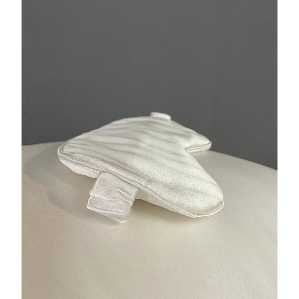 Masque de sommeil en soie Ivoire Solide