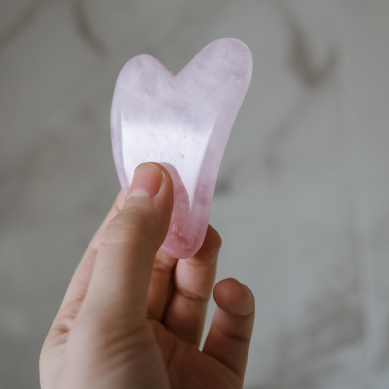 Quarzo rosa Gua Sha