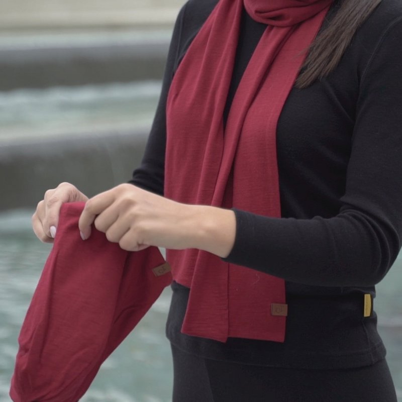 Bonnet Merinos Femme Royal Cherry