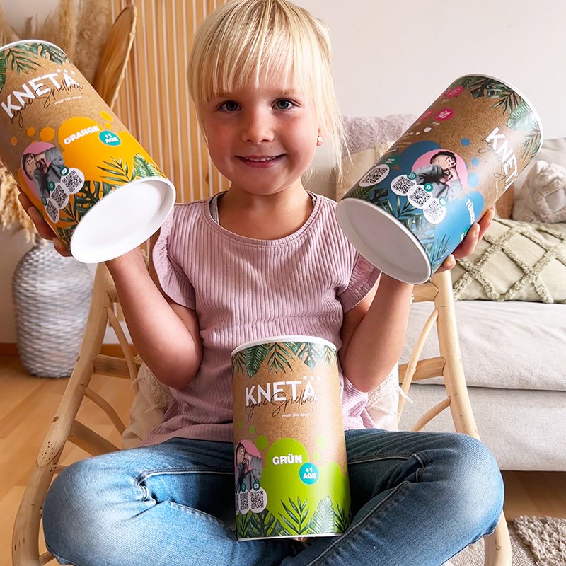 Knetä Speelklei - XXL Tube Geel 1000g