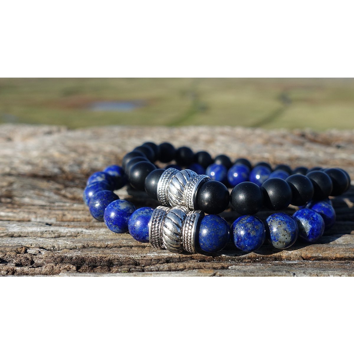 Bali Set Lapis Lazuli x Black Onyx