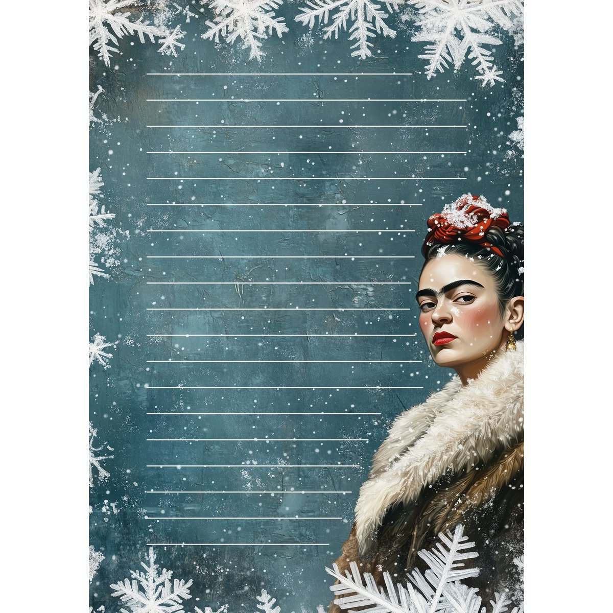 Frida Kahlo: Vinter | Papirvarer Fripperies