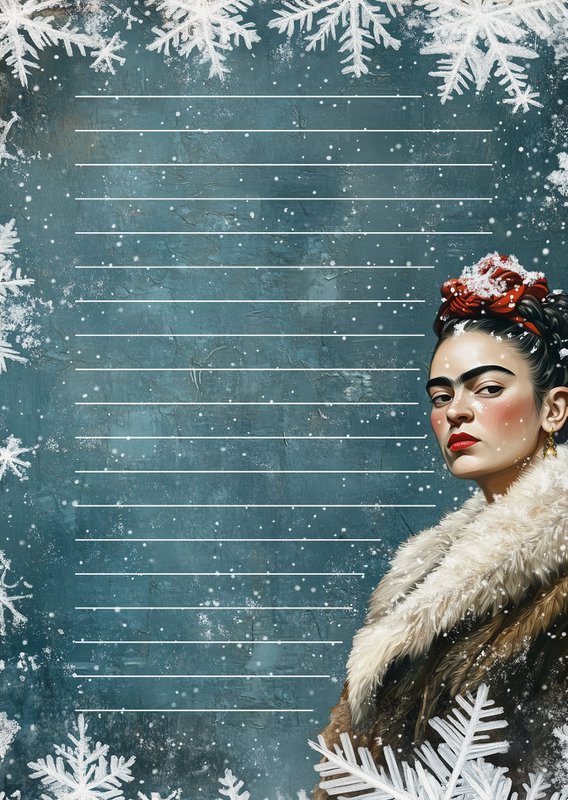 Frida Kahlo: Vinter | Papirvarer Fripperies