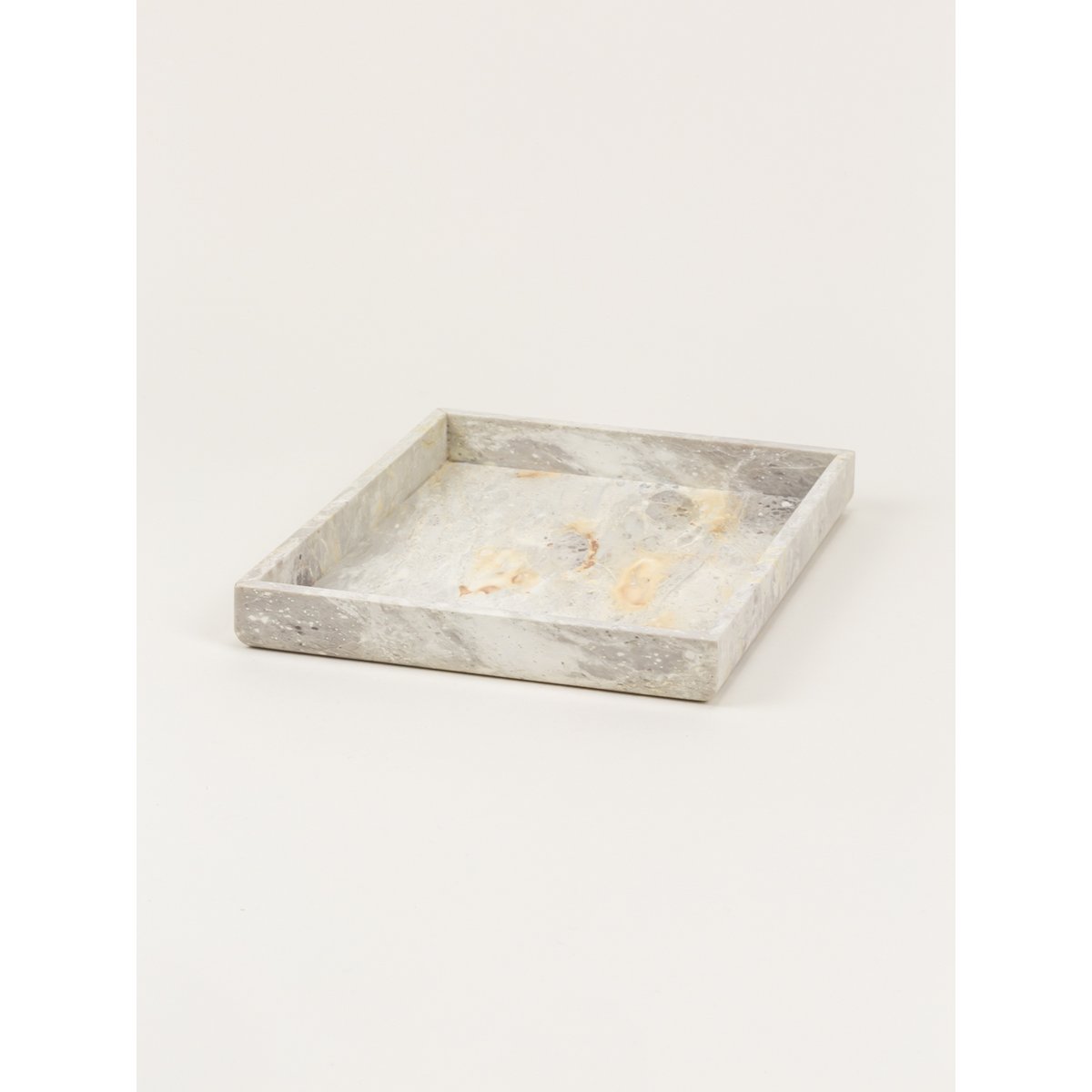 Large rectangular tray in natural stone