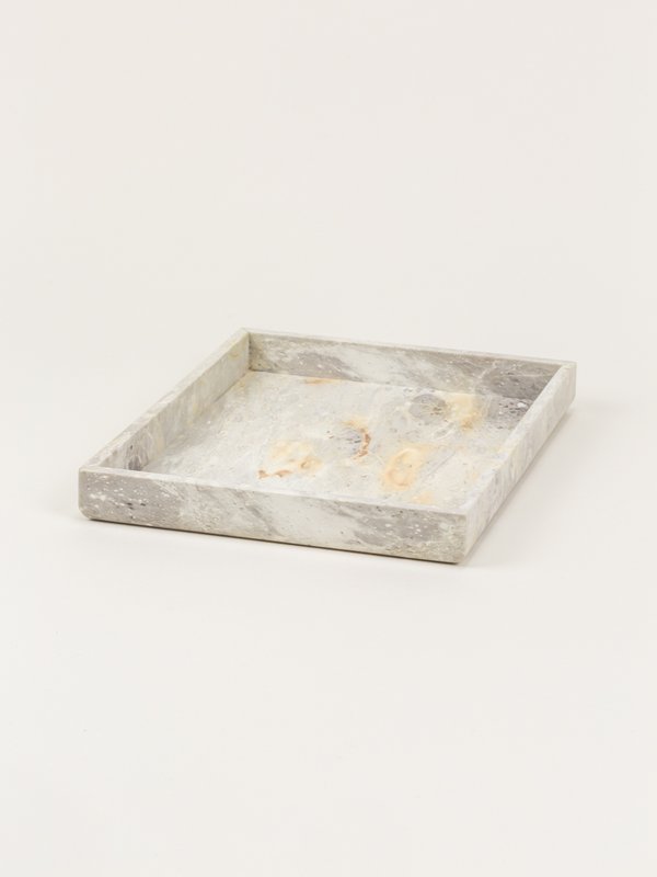 Grand plateau rectangulaire en pierre naturelle