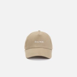 Dog Mom Cap Beige