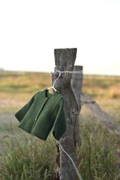 Cardigans for newborns and babies made from 100% finest merino wool - spruce - the perfect gift for a birth