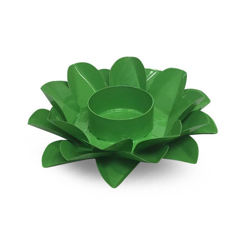 LOTUS KERZENHALTER GRÜNES HERZ CHAKRA