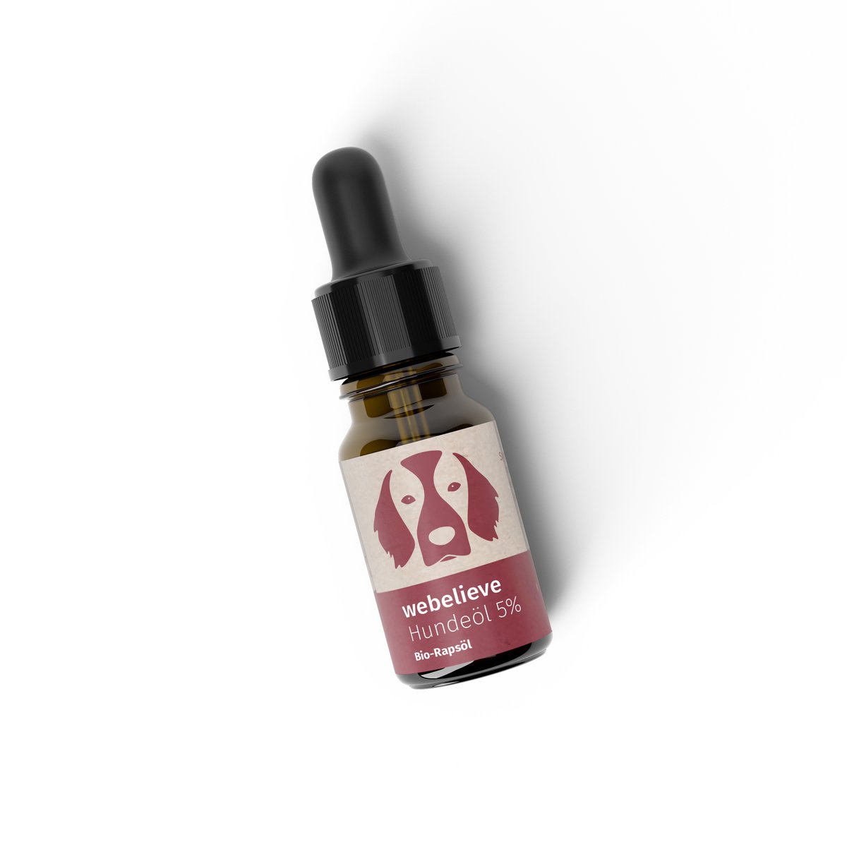 Olio per cani CBD 5% | 500mg| Olio di colza biologico con aroma di paprika affumicata