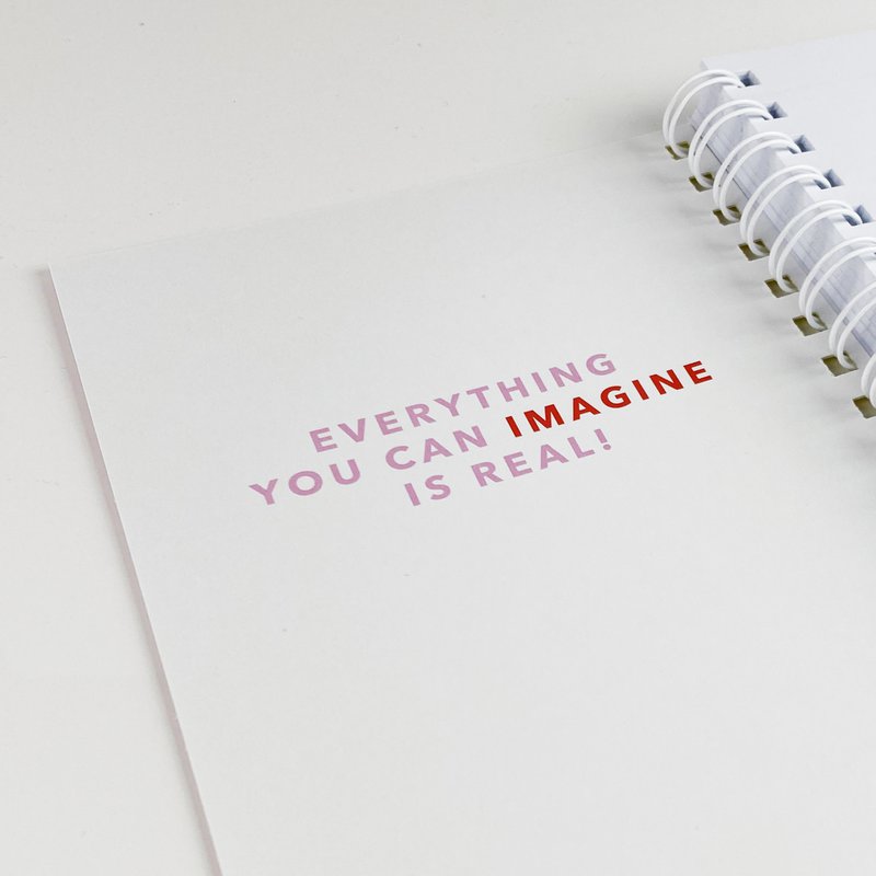 Plan Your Work A5 Planner - Pink