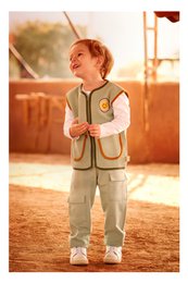 Contrast Binded Quilted Vest - Deep Indigo