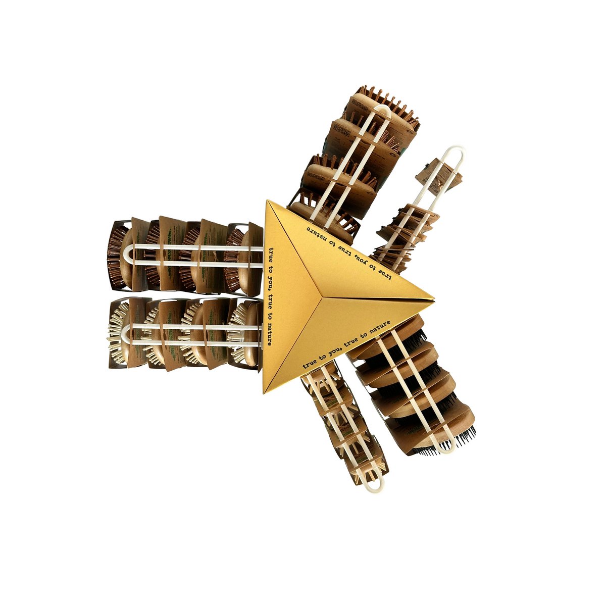 Bamboo Haircare Display - rotatietafel top