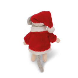 Klædetøj Mus Santa (12 cm) - Musehuset