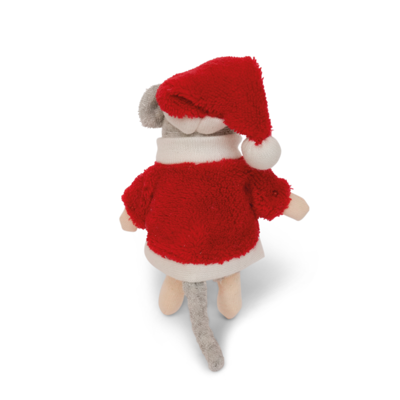 Klædetøj Mus Santa (12 cm) - Musehuset