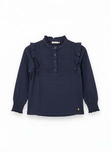 Funkle Girls Blouse dark blue