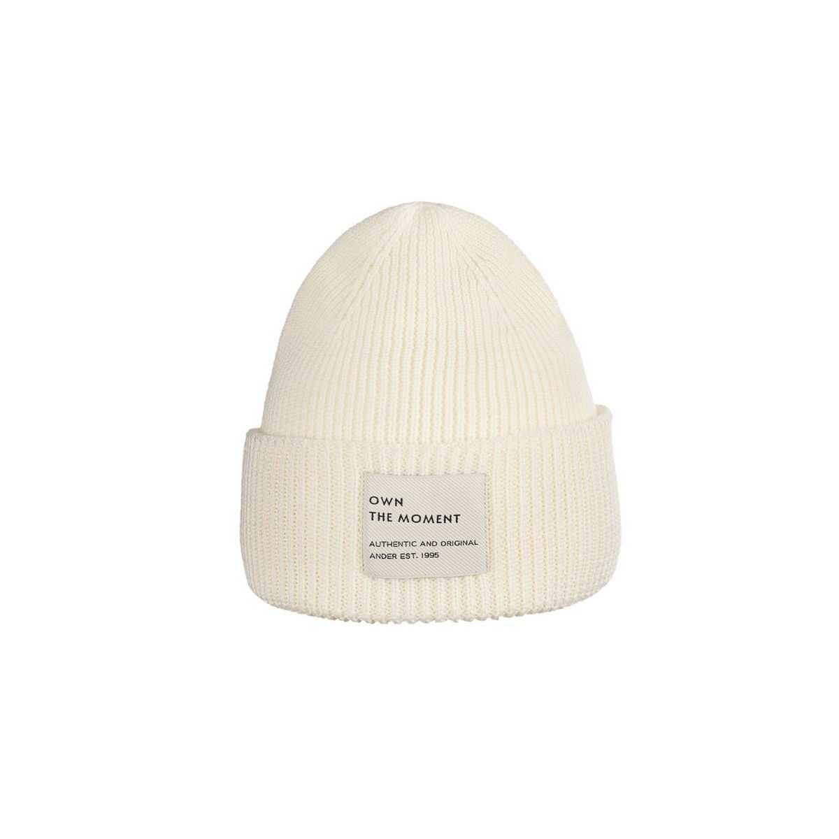 Ensemble bonnet et écharpe BRIGID NEW – 100% laine mérinos – écru
