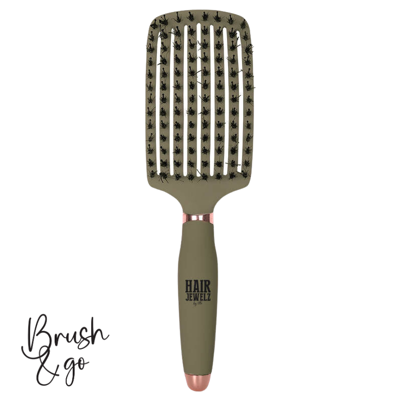 Haarborstel "BRUSH & GO"