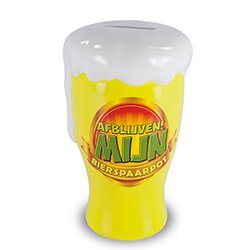 Hands off! My beer piggy bank
