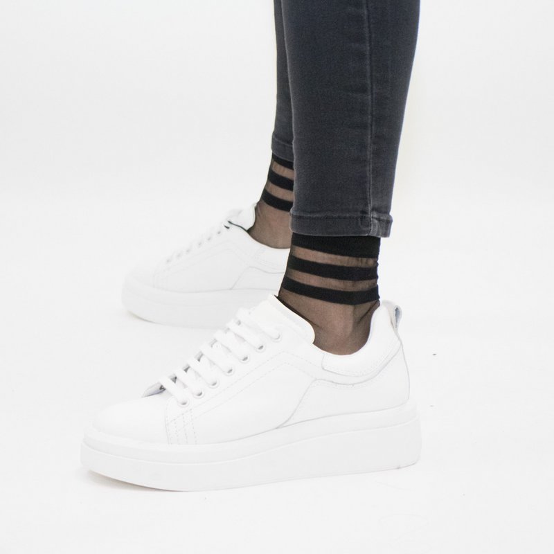 Calcetines voile transparente resistente - Be a Neo Queen - Negro