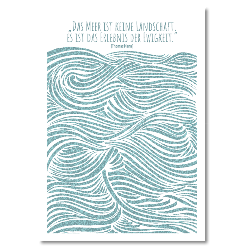 Postkarte „Meer“