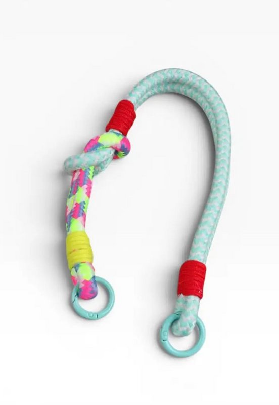 Llavero - cadena para teléfono móvil 'LUJA' - azul-blanco
