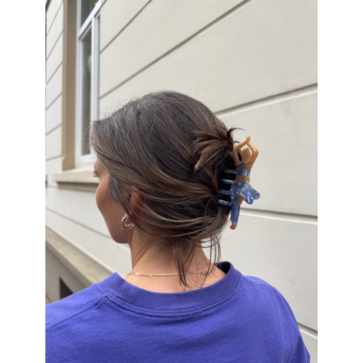 Yoga con garra de pelo