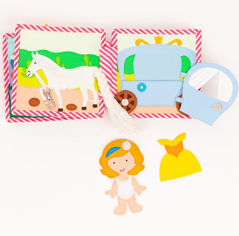Lille prinsesse – 6 siders mini stille bog