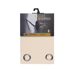 Light Guard ready -made curtain - Lightly transmitting - Length adjustable - with rings - 140x280cm
