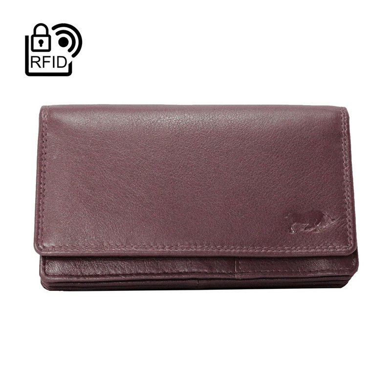 Cartera Mujer Piel Vaqueta - RFID Antideslizante - Cartera Mujer Ideal