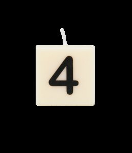 Letter and numbers candle - 4