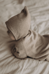 TISU baby pixie bonnet, Oat
