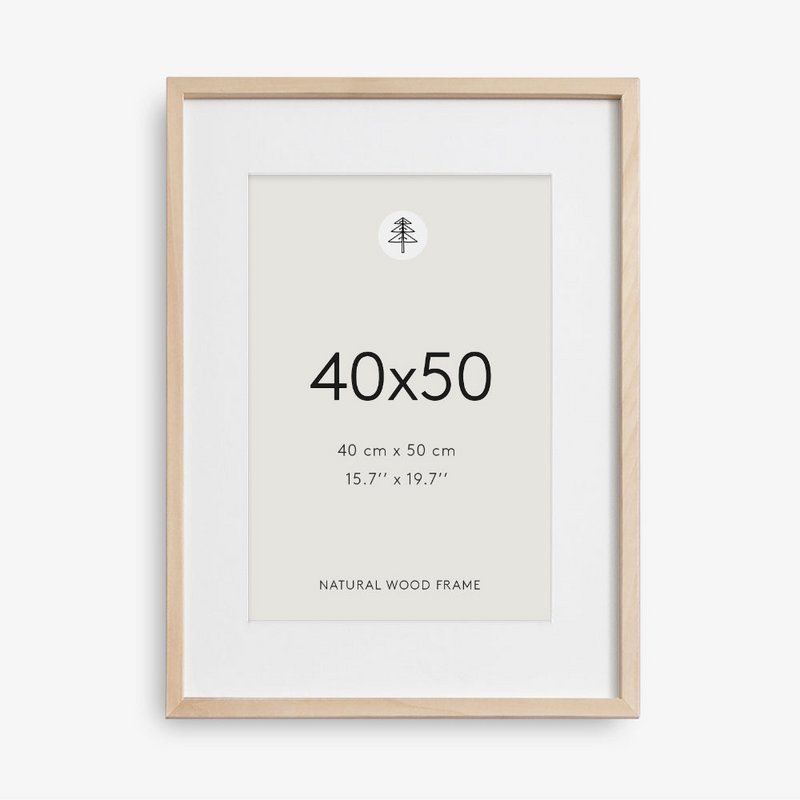 Natural Picture Frame, 40x50