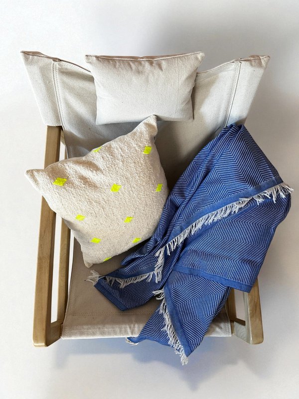 Blanket - Leyla Line - blue