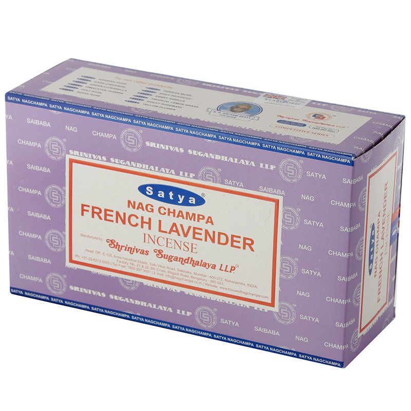 01353 Satya French Lavender Nag Champa Incense Sticks