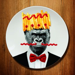 Sennep Bord - Wild Dining Gorilla