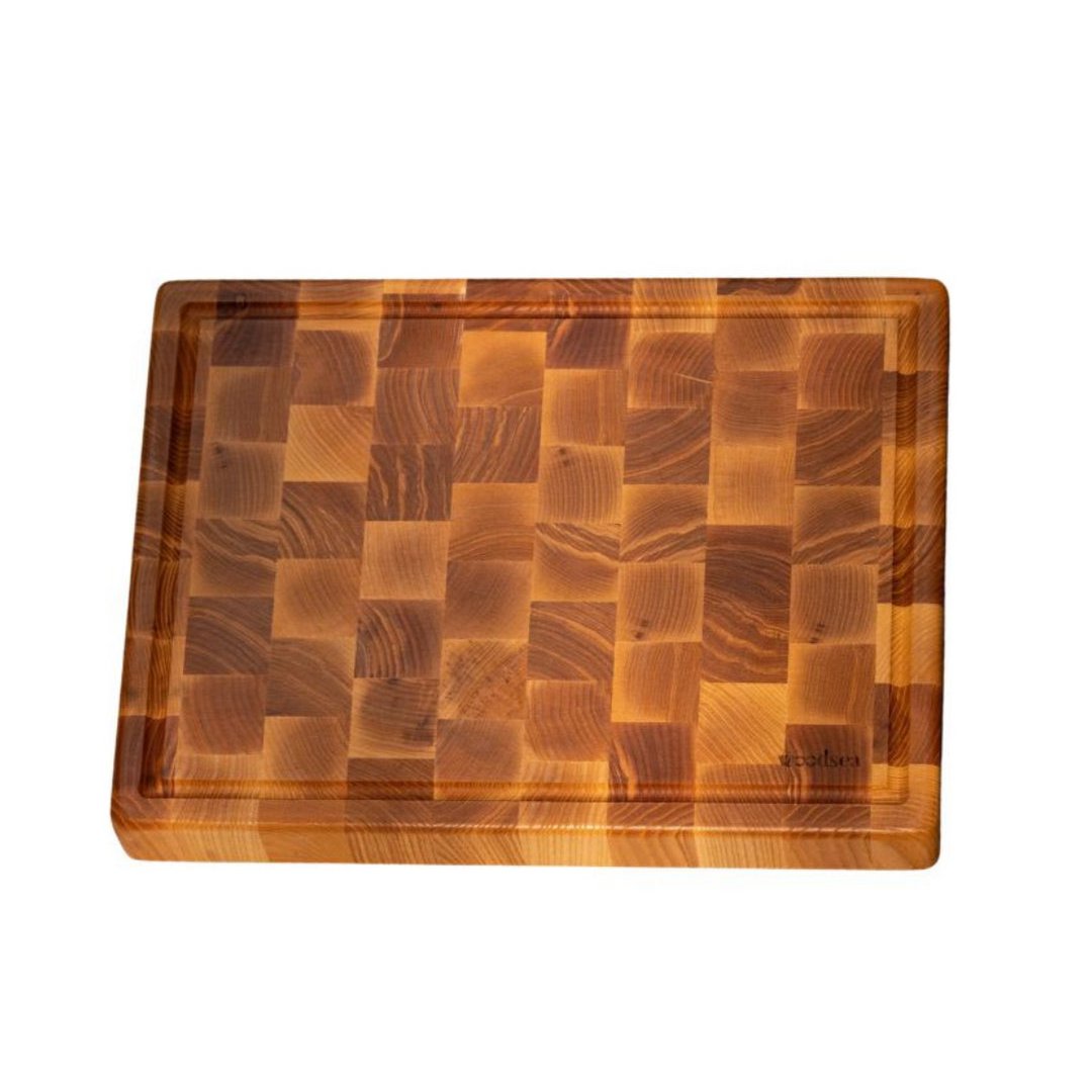 Planche à découper en bois de bout Woodstone - Frêne