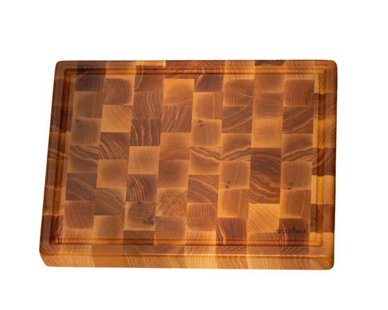 Planche à découper en bois de bout Woodstone - Frêne