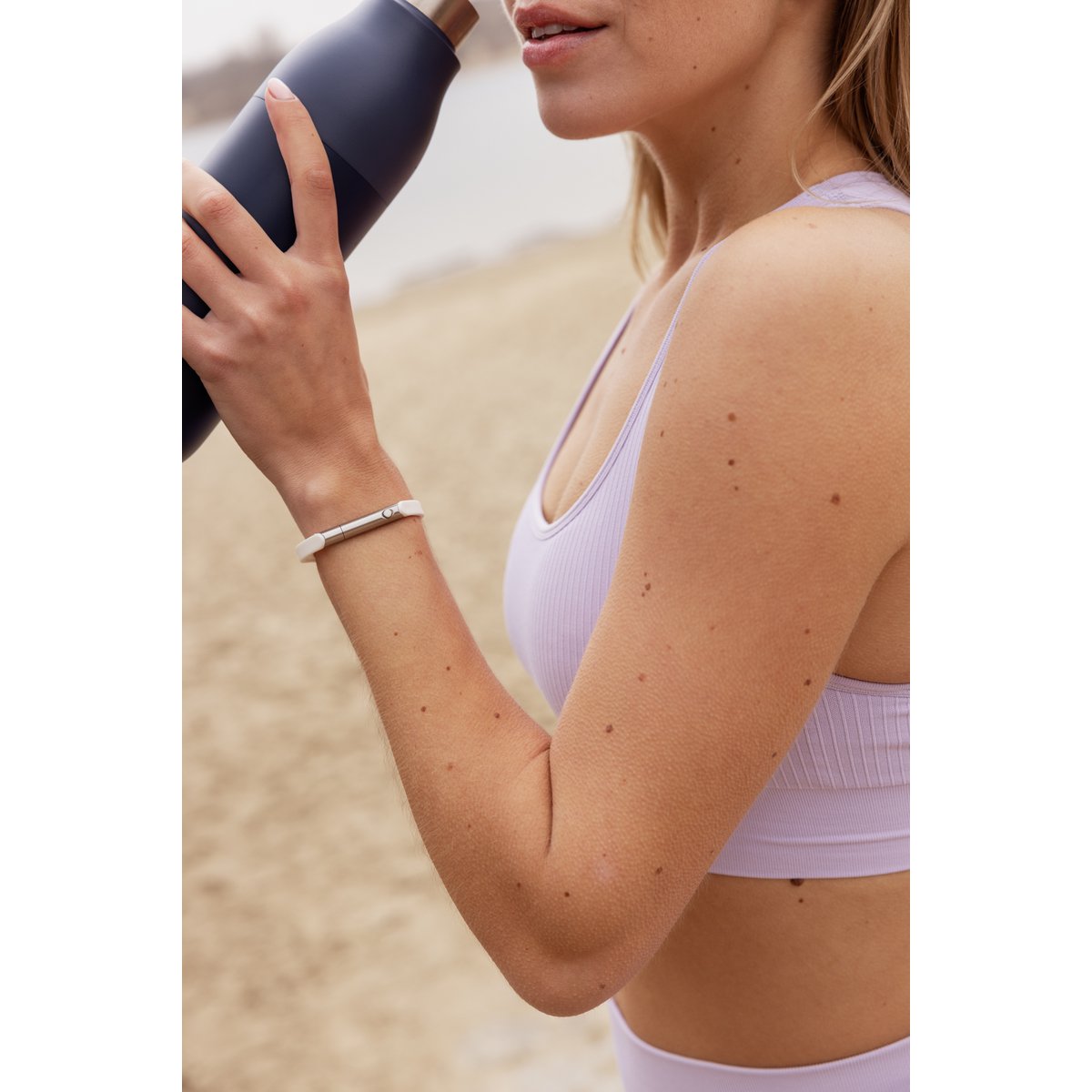 Self-defense Bracelet - Sport - Pearl | Silver