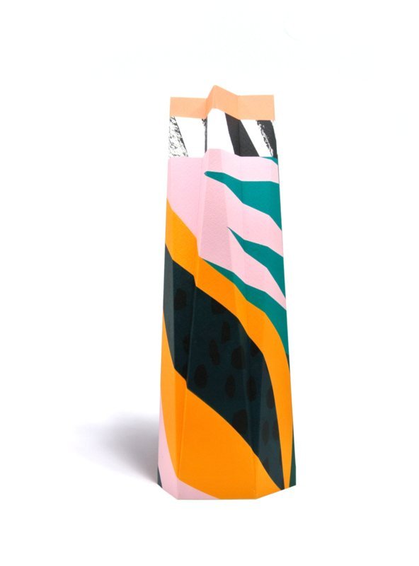 Card & Vase in One - Large - Papaya