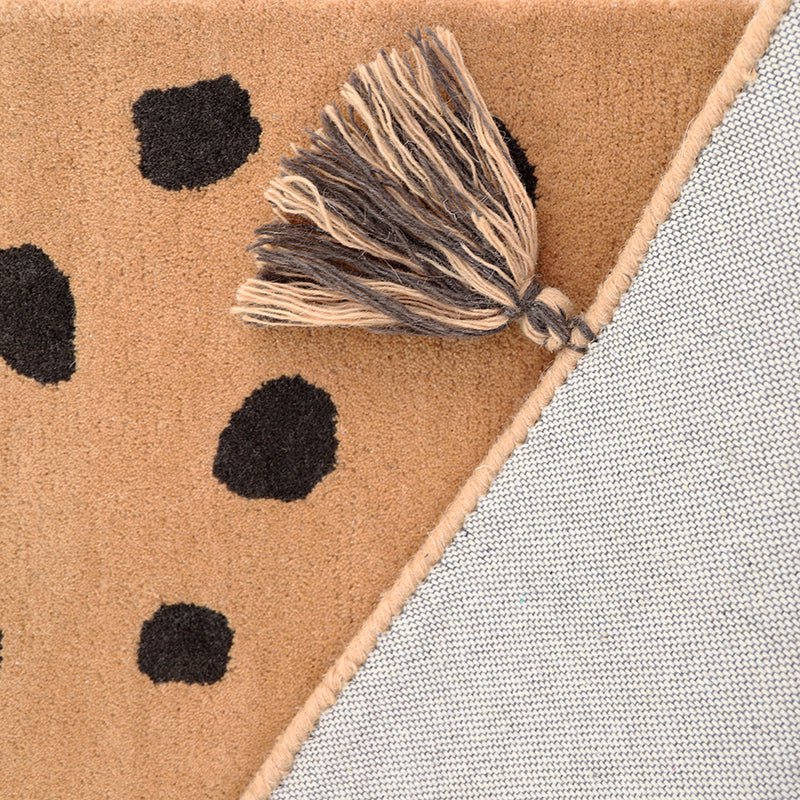 KUMAKO Kinderteppich Leopard