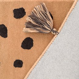 KUMAKO Kinderteppich Leopard