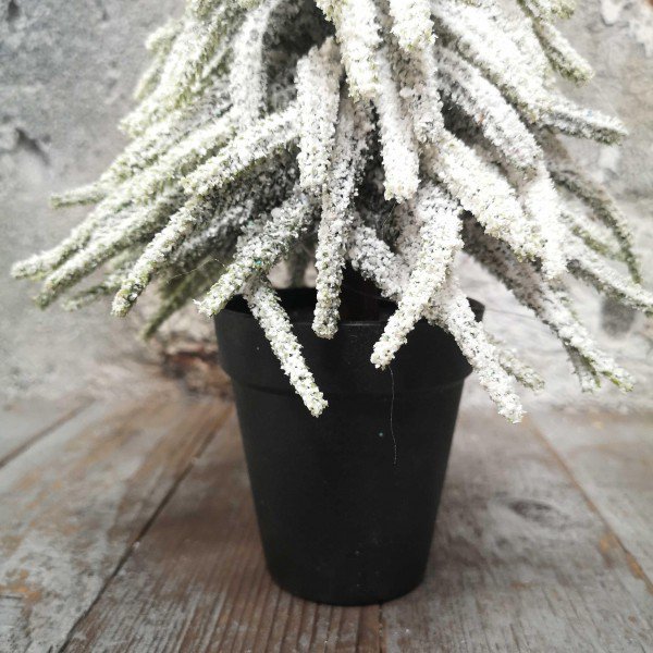 Demu kerstboom in pot snowfinish H39cm (39327)