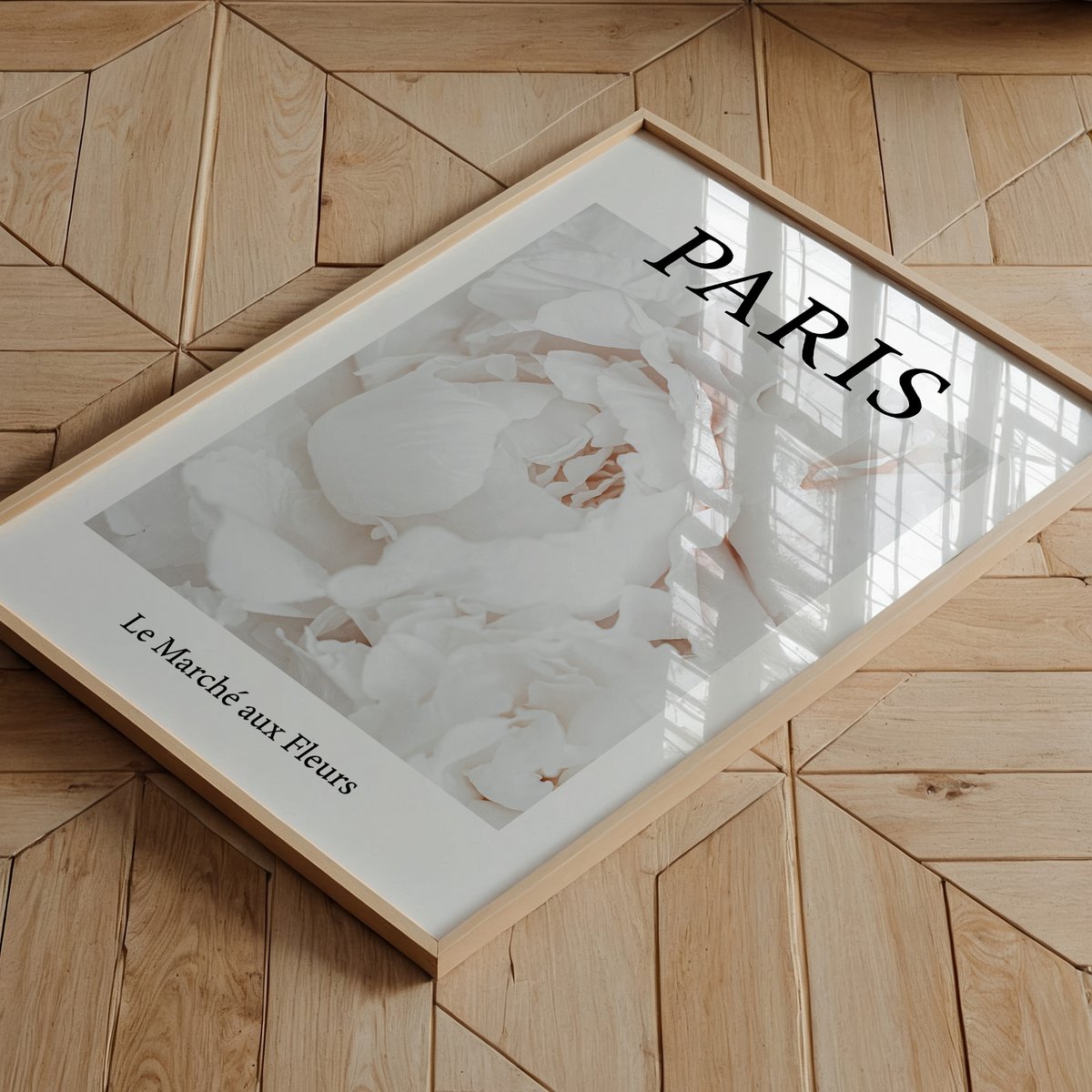 Poster: Paris - Le Marché aux Fleurs
