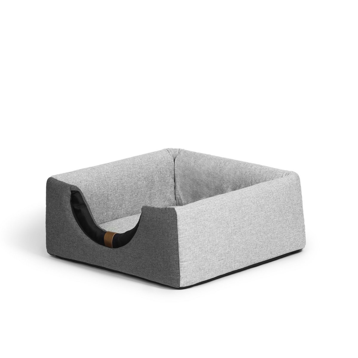 UP&DOWN niche pour chien 2en1- gris clair chiné