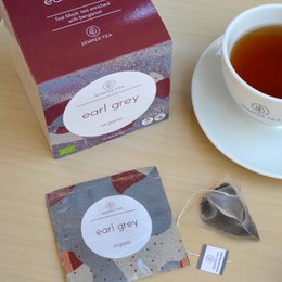 EARL GREY organic tea I Tea pyramid in sachet NO PLASTIC