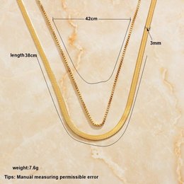 Clement - Collar de doble capa de serpiente