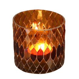 Moroccan mosaic lantern Rayan yellow